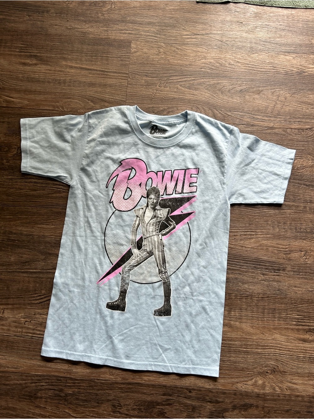 David Bowie Graphic Tee - Glam Accent Shirt Small New